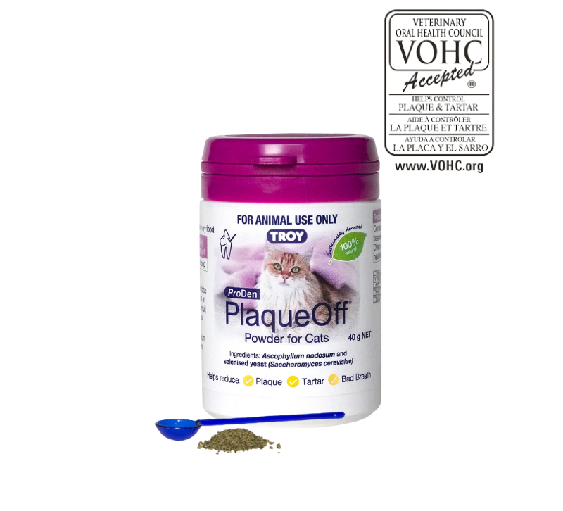 Plaqueoff Powder For Cat 40G