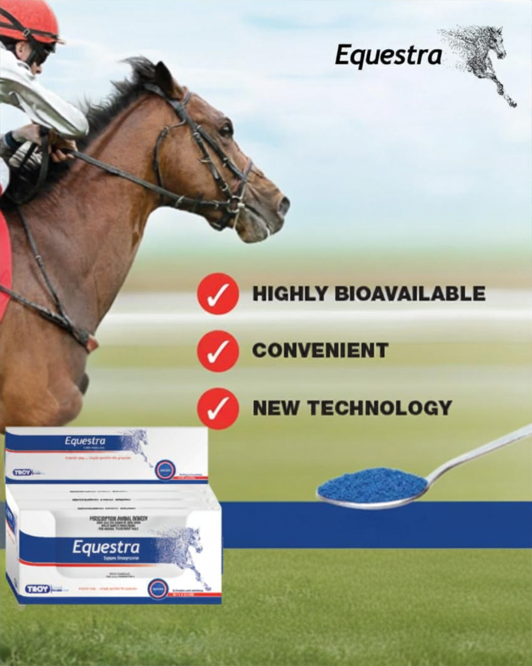 Equine omeprazole granules for gastric ulcers UAE